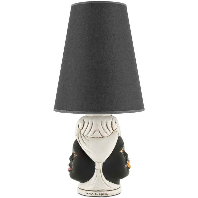 Настольная лампа Table Lamp Moro Double Черный Бежевый Настольная лампа Table Lamp Moro Double Черный Бежевый в Челябинске | Loft Concept