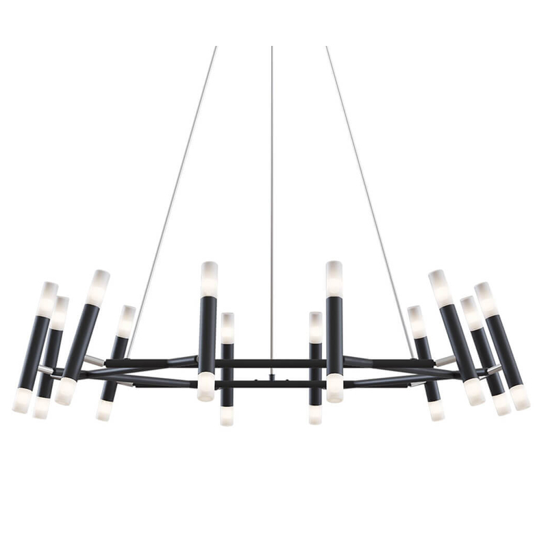 Люстра Arnaut Chandelier 24 Черный Люстра Arnaut Chandelier 24 Черный в Челябинске | Loft Concept