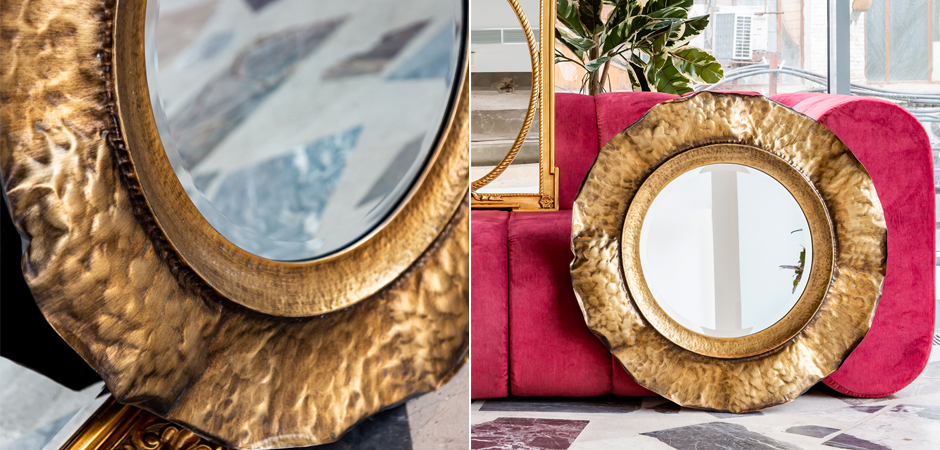 Зеркало Chlodio Aged Gold Mirror Зеркало Chlodio Aged Gold Mirror - Loft-Concept в Челябинске
