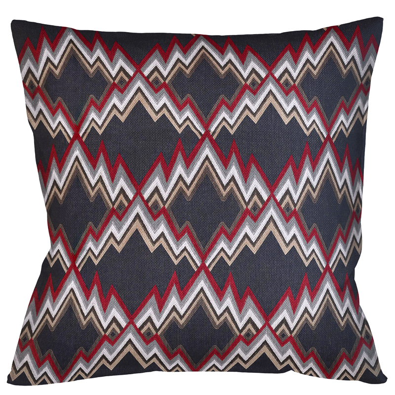 Декоративная подушка Ikat Pattern Темно-синяя Темно-синий Декоративная подушка Ikat Pattern Темно-синяя Темно-синий в Челябинске | Loft Concept