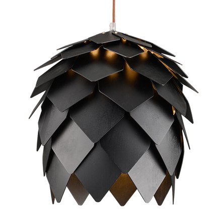 Подвесной светильник Crimea Pine Cone Black Черный Подвесной светильник Crimea Pine Cone Black Черный в Челябинске | Loft Concept