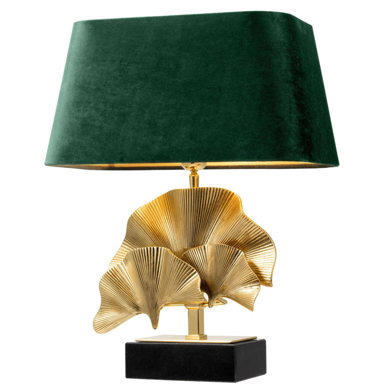 Настольная лампа Eichholtz Table Lamp Olivier green Латунь Черный Зеленый Настольная лампа Eichholtz Table Lamp Olivier green Латунь Черный Зеленый в Челябинске | Loft Concept