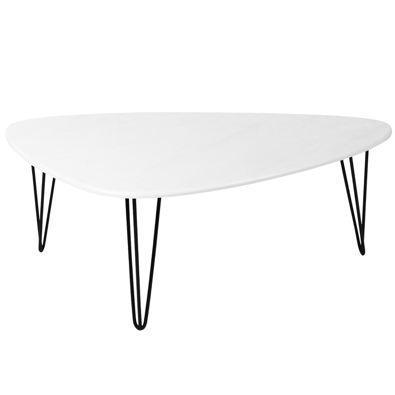 Кофейный стол Dorian Coffee Table white Белый бетон Кофейный стол Dorian Coffee Table white Белый бетон в Челябинске | Loft Concept