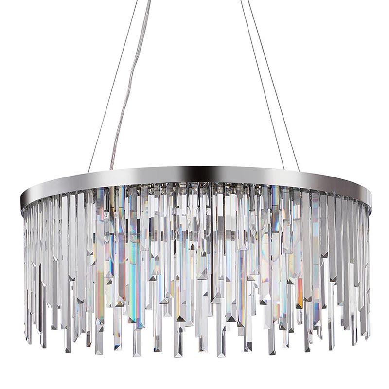 Люстра Bennett Chandelier chrome Хром Прозрачный Люстра Bennett Chandelier chrome Хром Прозрачный в Челябинске | Loft Concept