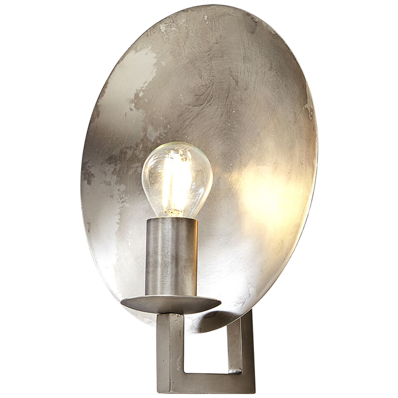 Бра Bennu Disk sconce Никель Сатин Бра Bennu Disk sconce Никель Сатин в Челябинске | Loft Concept