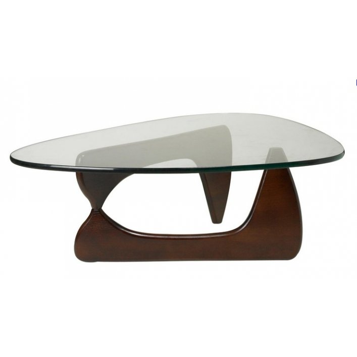 Столик Isamu Noguchi Coffee Table Черный Коричневый Белый дуб Столик Isamu Noguchi Coffee Table Черный Коричневый Белый дуб в Челябинске | Loft Concept