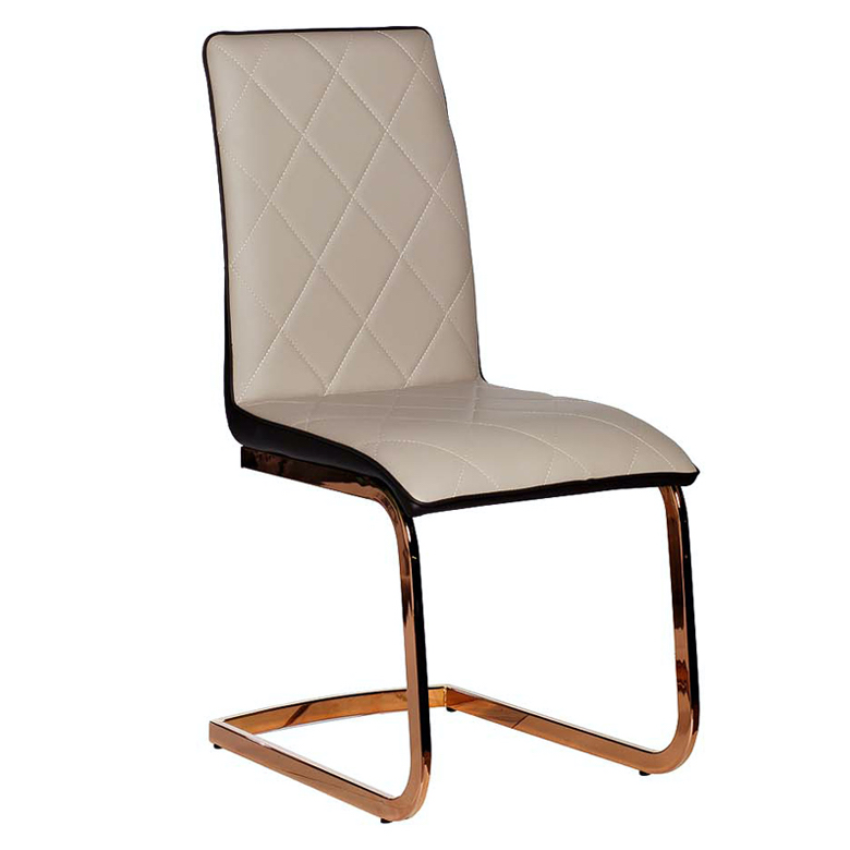 Стул Taylor Stool Розовое золото Бежевый Черный Стул Taylor Stool Розовое золото Бежевый Черный в Челябинске | Loft Concept