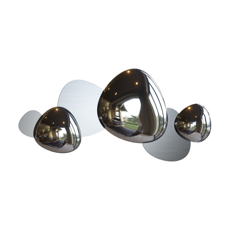 Бра Silver Matt & Gloss 2 Серебряный Бра Silver Matt & Gloss 2 Серебряный в Челябинске | Loft Concept