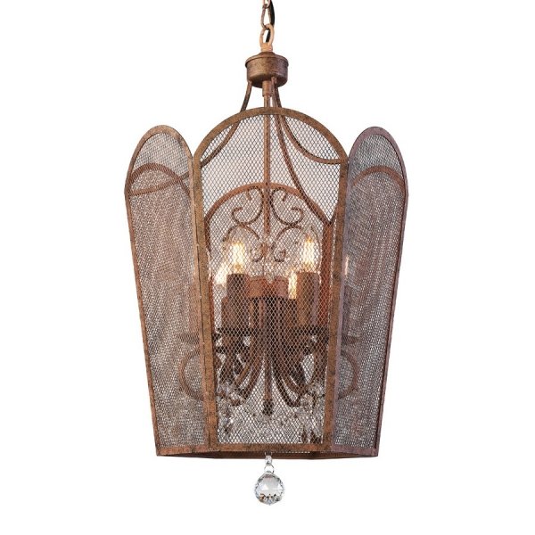 Люстра Roast Metal Chandelier 6 Коричневый Люстра Roast Metal Chandelier 6 Коричневый в Челябинске | Loft Concept