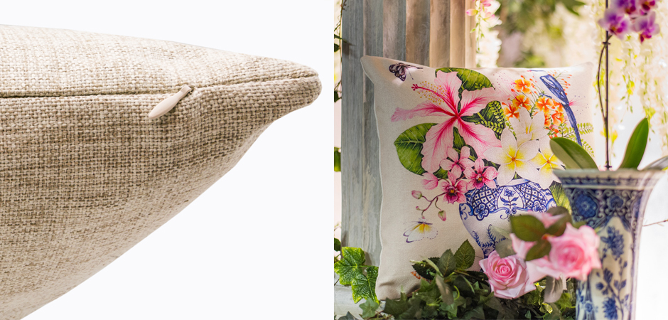 Декоративная подушка Pink Hibiscus Pillow Декоративная подушка Pink Hibiscus Pillow - Loft-Concept в Челябинске