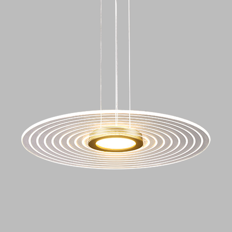 Люстра Glass Disc Chandelier Прозрачное Стекло Золотой Люстра Glass Disc Chandelier Прозрачное Стекло Золотой в Челябинске | Loft Concept