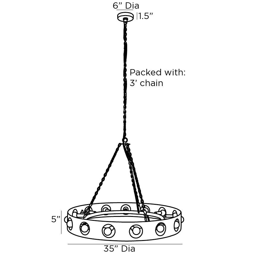 Люстра Arteriors REDONDO CHANDELIER Люстра Arteriors REDONDO CHANDELIER в Челябинске