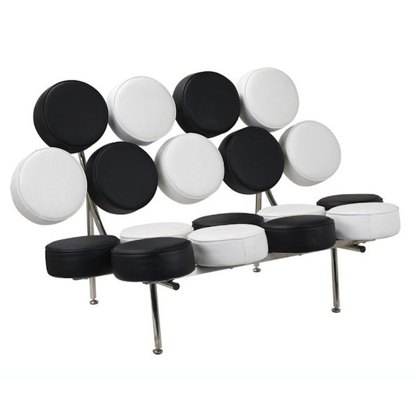 Диван Nelson Marshmallow Sofa Черный Мульти Белый Красный Черно-белый Зеленый Диван Nelson Marshmallow Sofa Черный Мульти Белый Красный Черно-белый Зеленый в Челябинске | Loft Concept