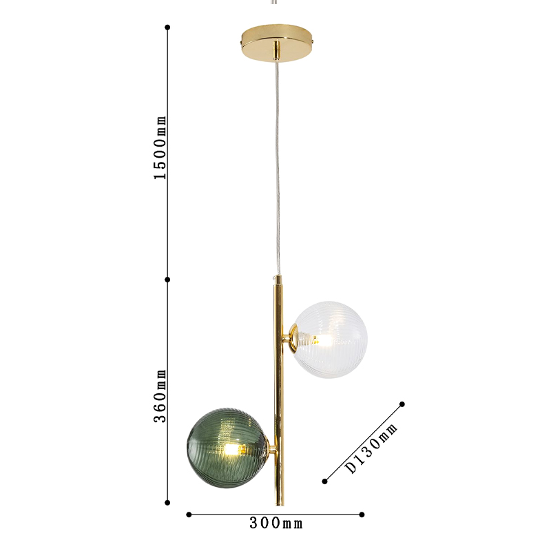 Подвесной светильник Bolle Multi Color hanging 2 lamp Подвесной светильник Bolle Multi Color hanging 2 lamp в Челябинске