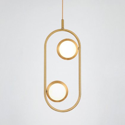 Светильник HOOP LED Two Золотой Светильник HOOP LED Two Золотой в Челябинске | Loft Concept