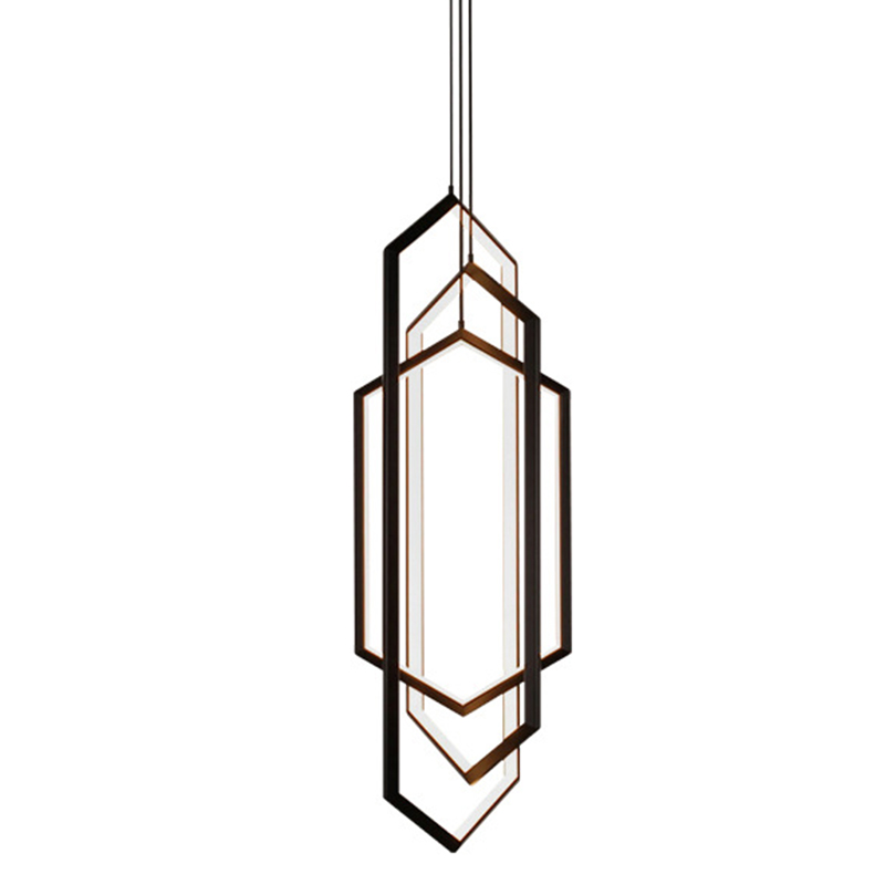 Дизайнерский Подвесной Светильник ORBIS Hexagon Geometric Modern Chandelier Studio Endo Black Черный Дизайнерский Подвесной Светильник ORBIS Hexagon Geometric Modern Chandelier Studio Endo Black Черный в Челябинске | Loft Concept