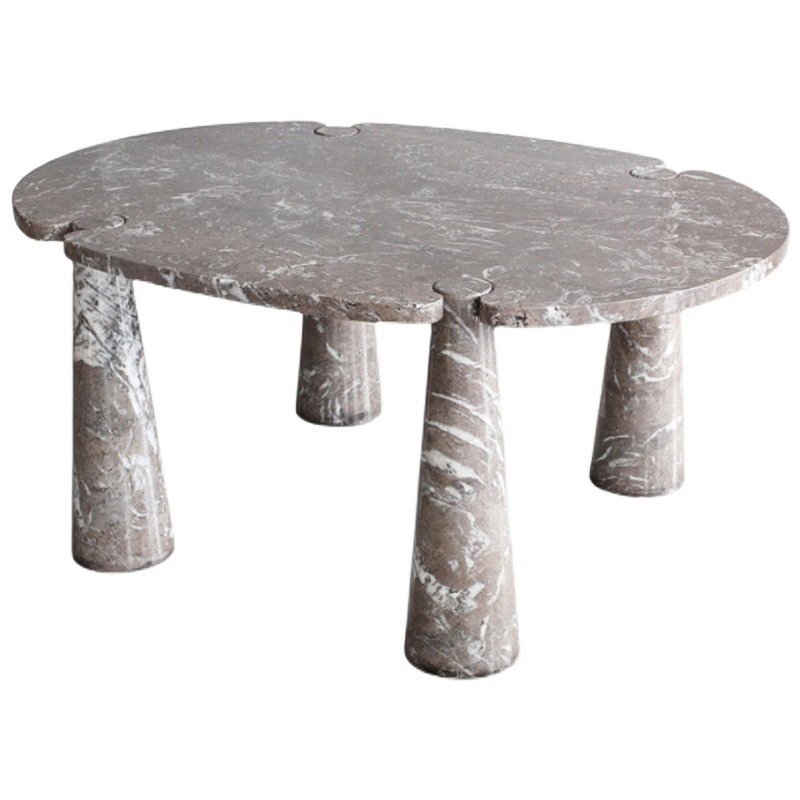 Кофейный стол Jacobi Marble Coffee Table Бежево-серый Кофейный стол Jacobi Marble Coffee Table Бежево-серый в Челябинске | Loft Concept