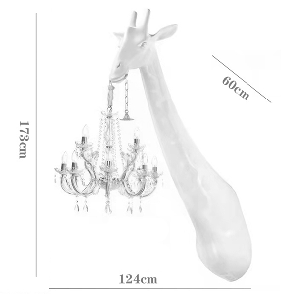 Бра белый жираф White Giraffe Wall Lamp Sconce Chandalier Бра белый жираф White Giraffe Wall Lamp Sconce Chandalier в Челябинске