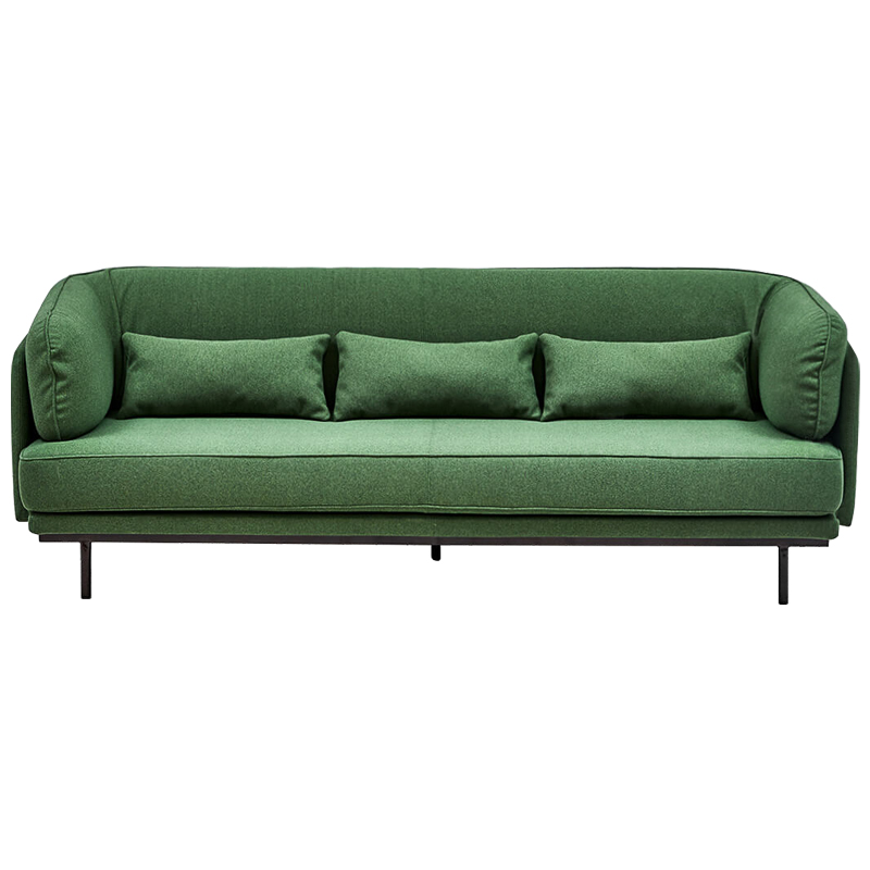 Диван Vibek Sofa Зеленый Черный Диван Vibek Sofa Зеленый Черный в Челябинске | Loft Concept