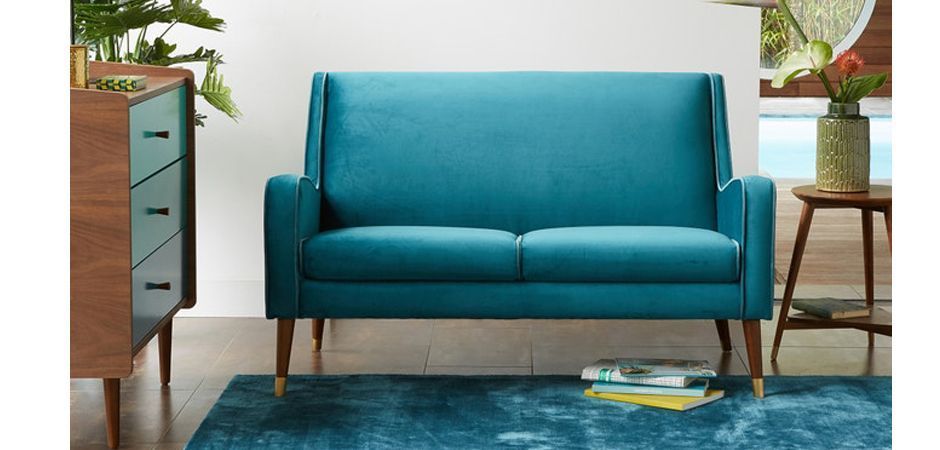 Диван Classic Furniture синий Диван Classic Furniture синий - Loft-Concept в Челябинске