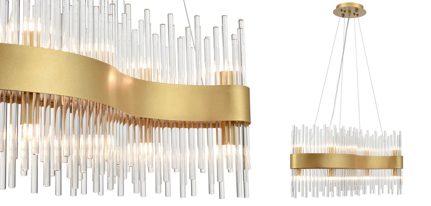 Люстра Nembus Chandelier 60 gold - фото