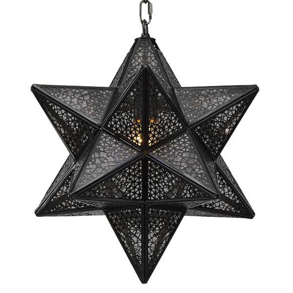 Люстра Morocco Black Star Черный матовый в Челябинске | Loft Concept 