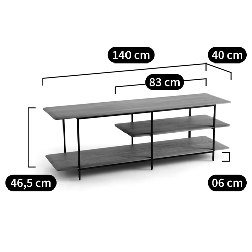 ТВ-тумба с полками из массива ореха Derick Wooden TV Stand ТВ-тумба с полками из массива ореха Derick Wooden TV Stand в Челябинске
