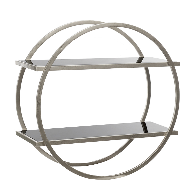 Полка Circle Silver Серый Серебряный Полка Circle Silver Серый Серебряный в Челябинске | Loft Concept