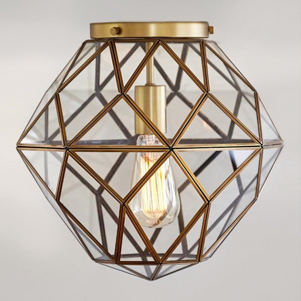 Потолочный светильник Glass & Metal Mount Потолочный светильник Glass & Metal Mount в Челябинске | Loft Concept