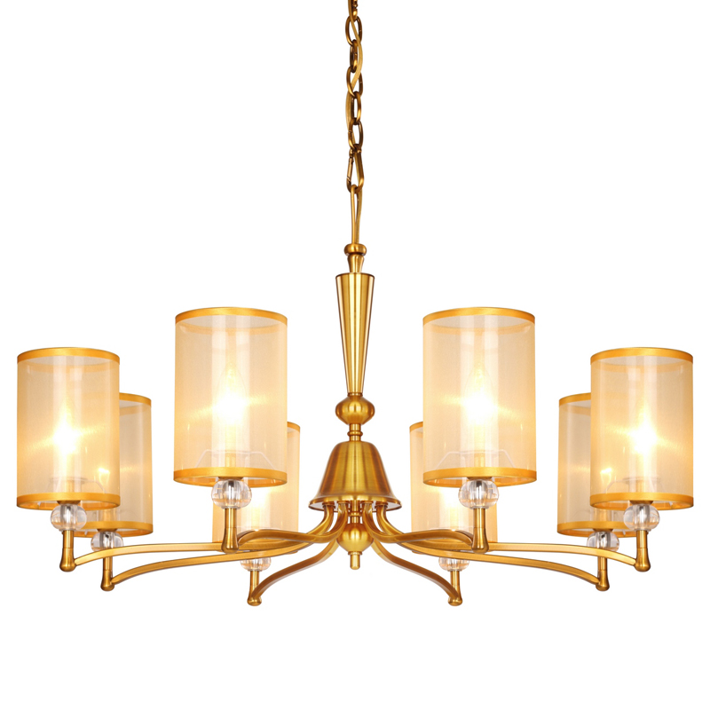 Люстра Boniface Chandelier 85 Латунь Золотой Шампань Прозрачный Люстра Boniface Chandelier 85 Латунь Золотой Шампань Прозрачный в Челябинске | Loft Concept