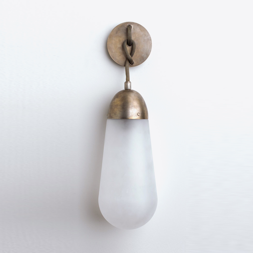 Бра LARIAT SCONCE Apparatus Studio Латунь Молочный Бра LARIAT SCONCE Apparatus Studio Латунь Молочный в Челябинске | Loft Concept