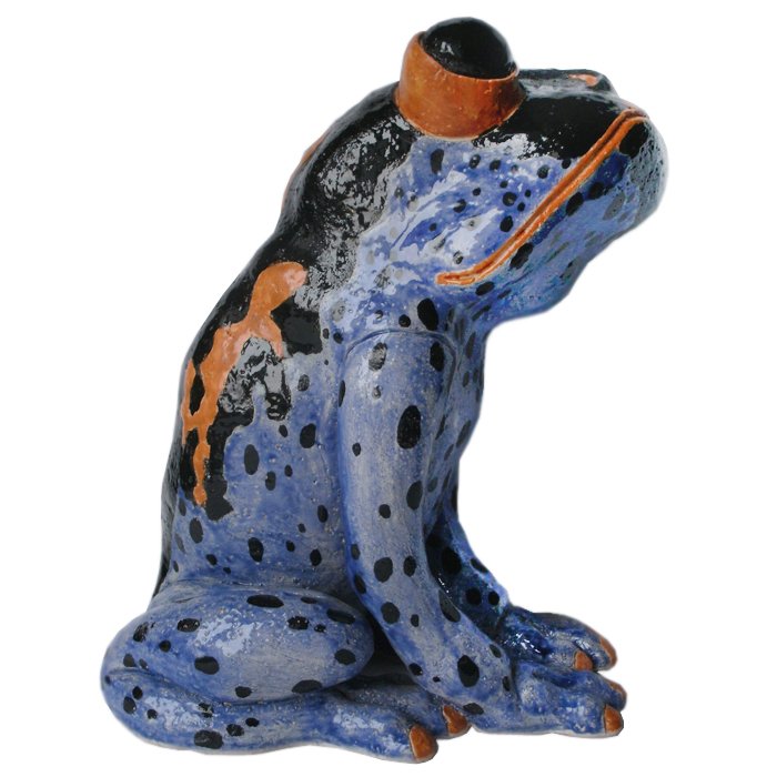 Статуэтка Tropical Frog Синий Оранжевый Статуэтка Tropical Frog Синий Оранжевый в Челябинске | Loft Concept