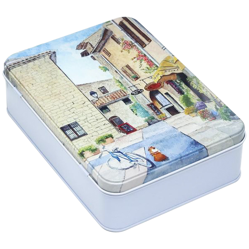 Шкатулка металлическая Sunny Street Rectangular Metal Box Мульти Шкатулка металлическая Sunny Street Rectangular Metal Box Мульти в Челябинске | Loft Concept