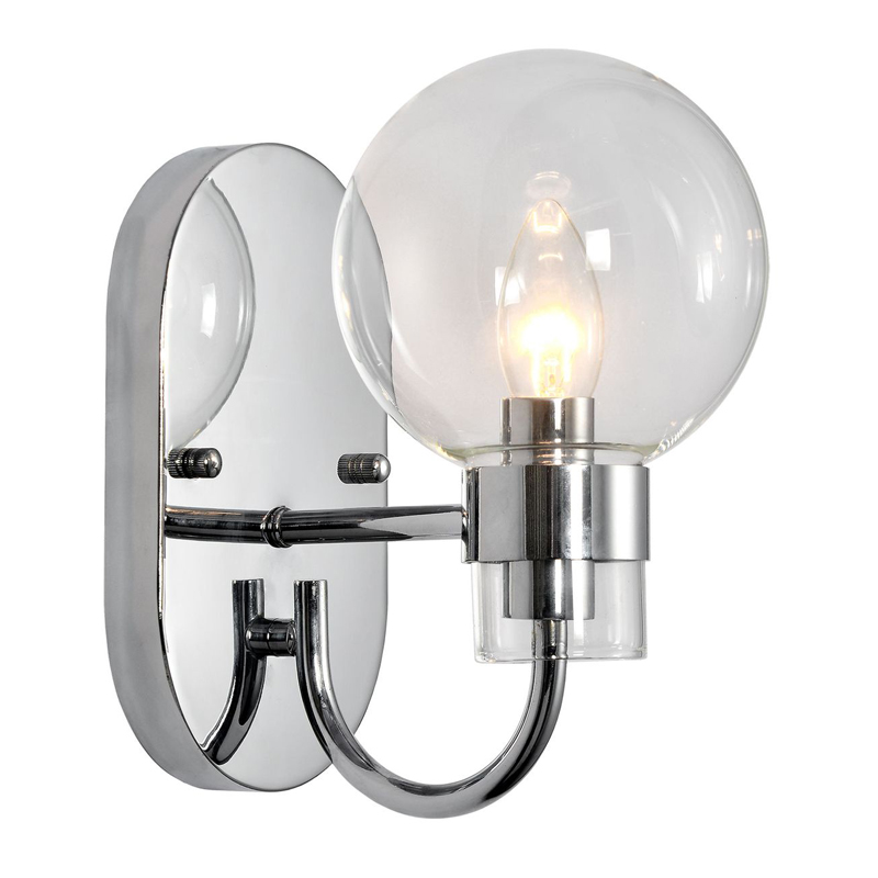 Бра Votrom Sconce chrome Хром Прозрачный (Transparent) Бра Votrom Sconce chrome Хром Прозрачный (Transparent) в Челябинске | Loft Concept