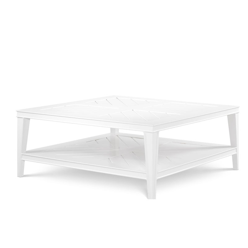 Кофейный стол Eichholtz COFFEE TABLE BELL RIVE SQUARE Белый Кофейный стол Eichholtz COFFEE TABLE BELL RIVE SQUARE Белый в Челябинске | Loft Concept