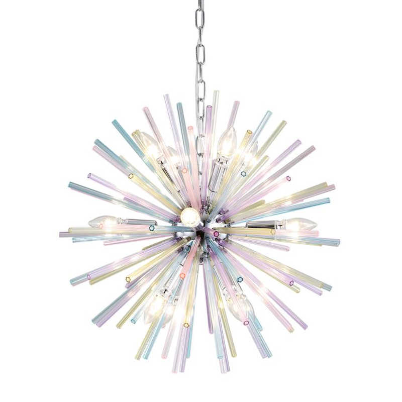Люстра Colored Astra Chandelier 60 Хром Люстра Colored Astra Chandelier 60 Хром в Челябинске | Loft Concept