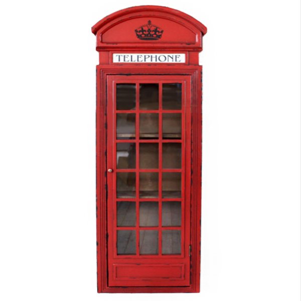 Буфет Red Telephone Box Красный в Челябинске | Loft Concept 