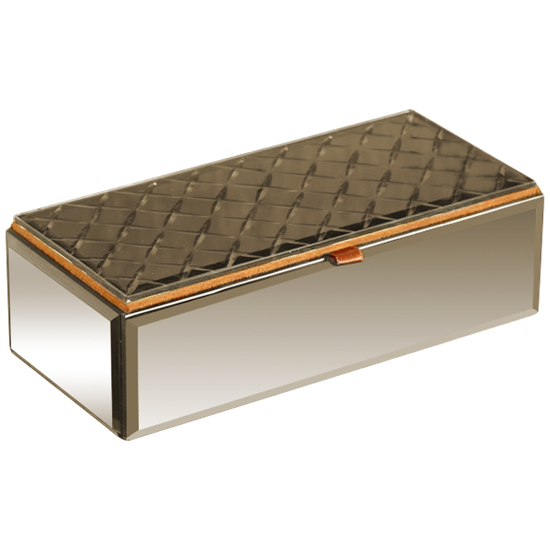 Шкатулка Vega Mirrored Box Зеркало Коричневый Шкатулка Vega Mirrored Box Зеркало Коричневый в Челябинске | Loft Concept