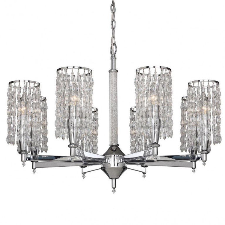Люстра Messina Crystal Chandelier Прозрачный Хром Люстра Messina Crystal Chandelier Прозрачный Хром в Челябинске | Loft Concept