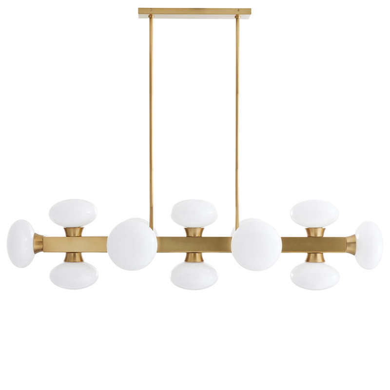 Люстра Arteriors KLARISSA CHANDELIER Золотой Белый Люстра Arteriors KLARISSA CHANDELIER Золотой Белый в Челябинске | Loft Concept