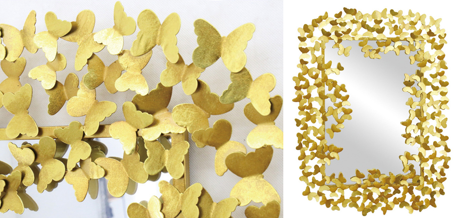 Зеркало Golden Butterflies Mirror Зеркало Golden Butterflies Mirror - Loft-Concept в Челябинске