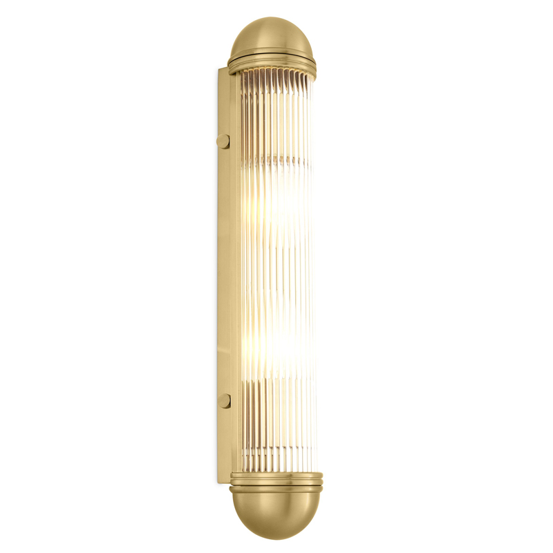 Бра Eichholtz Wall Lamp Auburn Brass Латунь Античная полированная Прозрачный Бра Eichholtz Wall Lamp Auburn Brass Латунь Античная полированная Прозрачный в Челябинске | Loft Concept