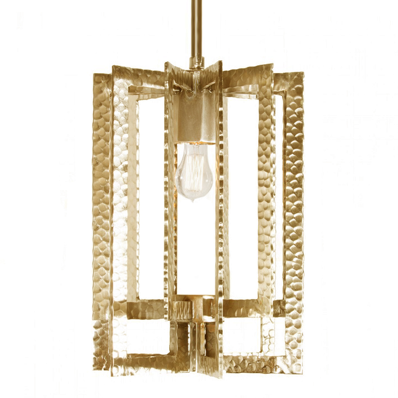 Подвесной Светильник Textured Cage Pendant Lamp gold Латунь Подвесной Светильник Textured Cage Pendant Lamp gold Латунь в Челябинске | Loft Concept