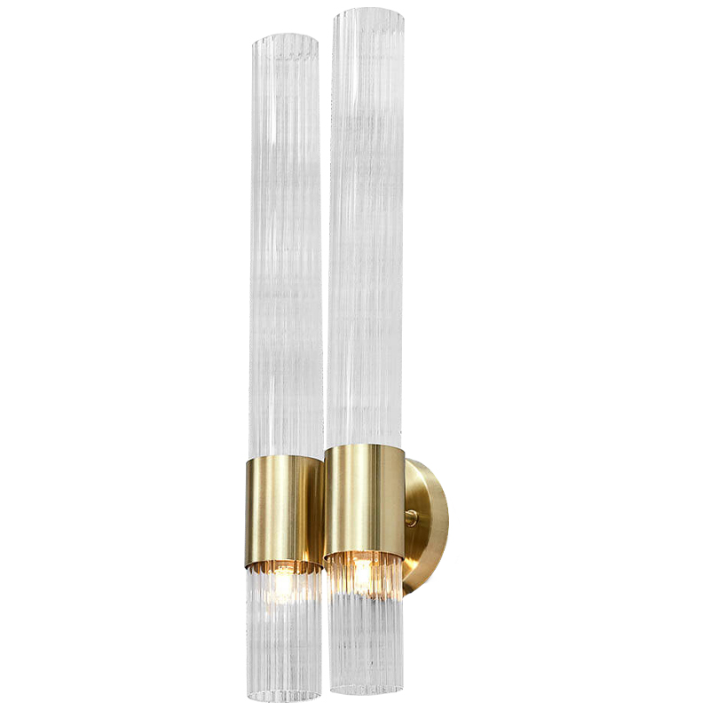 Бра Ingvar sconce Прозрачный Глянцевое золото Бра Ingvar sconce Прозрачный Глянцевое золото в Челябинске | Loft Concept