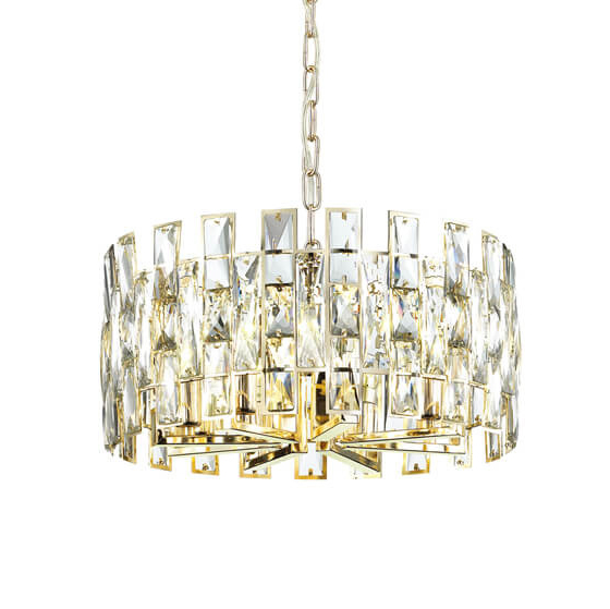 Люстра Tribuno Chandelier 8 Золотой Прозрачный Люстра Tribuno Chandelier 8 Золотой Прозрачный в Челябинске | Loft Concept