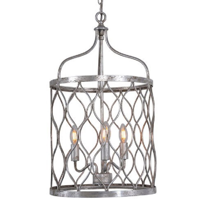 Подвесные светильники Lantern Silver Net M Pendant lamp Серебряный Подвесные светильники Lantern Silver Net M Pendant lamp Серебряный в Челябинске | Loft Concept