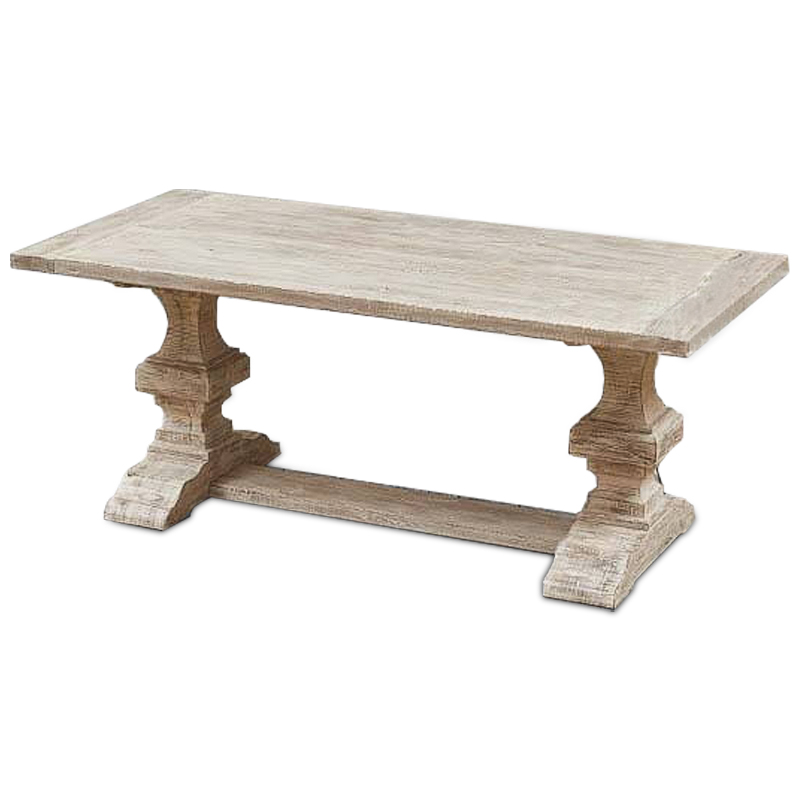 Обеденный стол Skald Dinner Table Бежево-серый Обеденный стол Skald Dinner Table Бежево-серый в Челябинске | Loft Concept