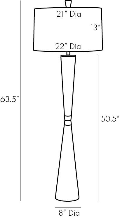 Торшер Arteriors GROM FLOOR LAMP Торшер Arteriors GROM FLOOR LAMP в Челябинске