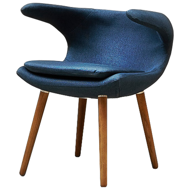 Стул Roidh Stool blue Синий Коричневый Стул Roidh Stool blue Синий Коричневый в Челябинске | Loft Concept