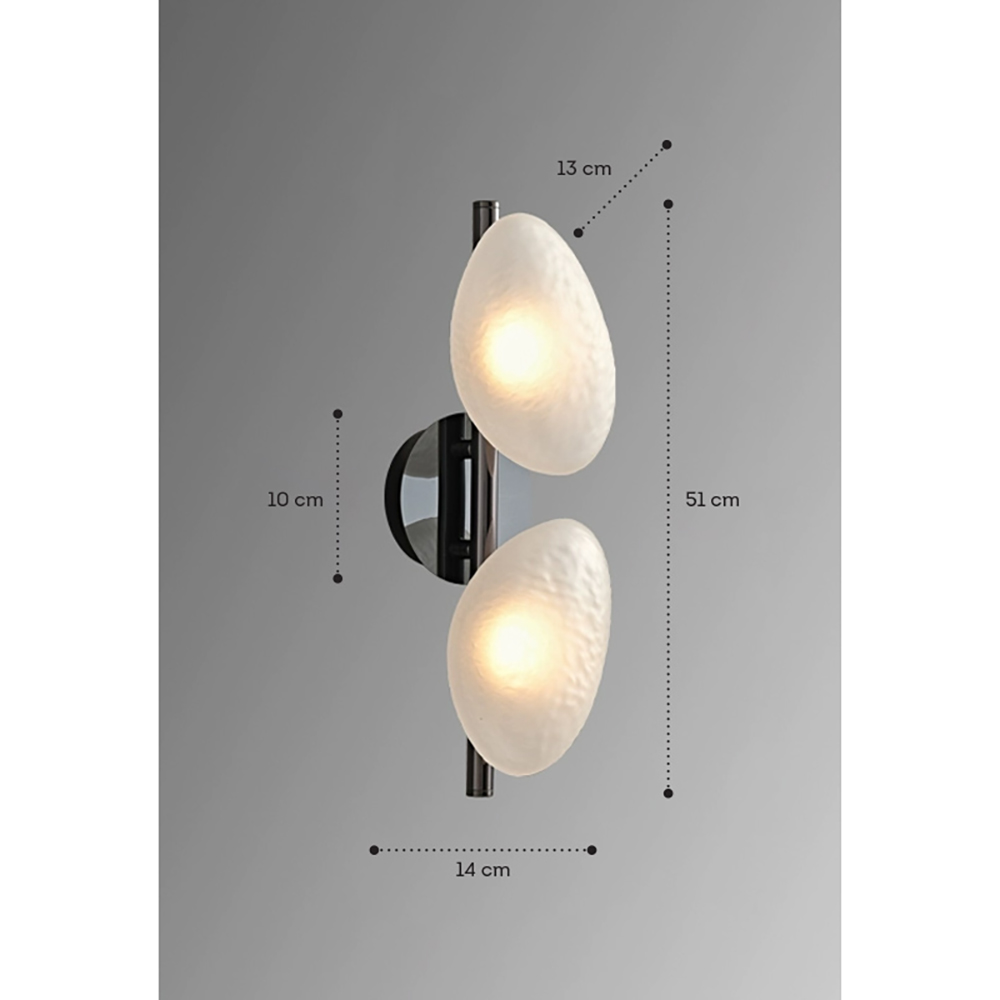 Бра LINDIS FROST LONG WALL 2 лампы Молочное стекло  в Челябинске